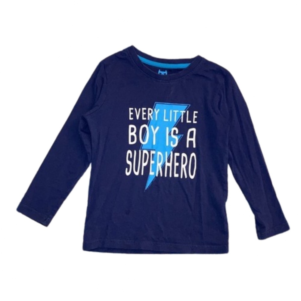 LUPILU Blue long sleeve boys crewneck top